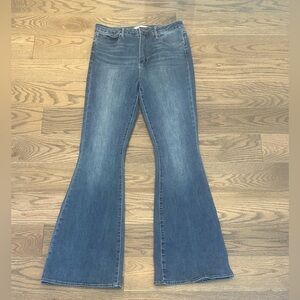 Articles of Society Bridgette High Rise Flare Jeans Klamath Wash Size 28